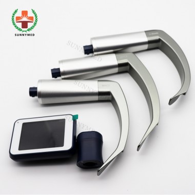 SY-P020N portable reusable 3 inch LCD display ENT video laryngoscope
