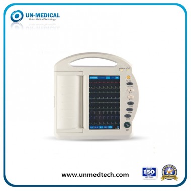 (UN8003) Medical/Hospital/Cardiac/Clinic Use Three Channel Touchscreen ECG/EKG Machine with Touchscreen