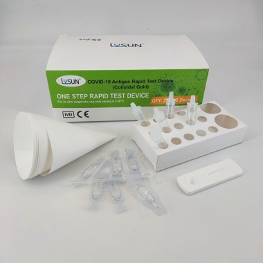 covid 19 test saliva antigen rapid self test 5 kits/box
