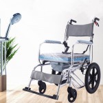 Good Price Aluminum Alloy Bathing Folding Waterproof Wheelchair for Disabled People