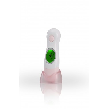 Healthcare thermometer for baby and adult with clock display/ room temperature