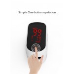New Boxym Fingertip Pulse Oximeter SpO2 Pr Rate Oxymeter with Case Black C1 LED