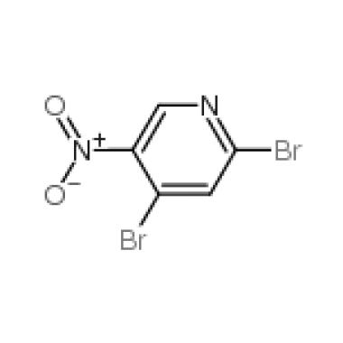 2,4-Dibromo-5- nitro-pyridine