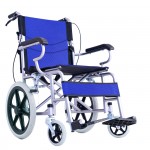 Durable 11kg Steel Wheel Chair Portable Foldable Lightweight Manual Wheelchair For Elderly