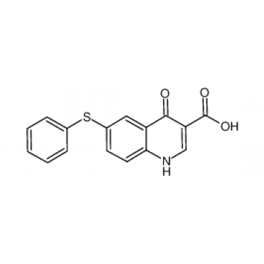 4-oxo-6-phenylthio-1,4-dihydroquinoline-3-carboxylic acid
