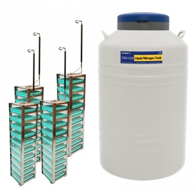 120L breeding storage equipment cryogenic liquid nitrogen container