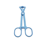 Disposable plastic different types of forceps Medical consumables Plastic Hemostatic Tube Occluding Clamp