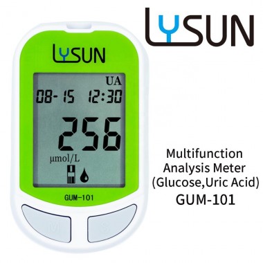 Blood Glucose and Uric Acid Multi-fuction Analysis Meter