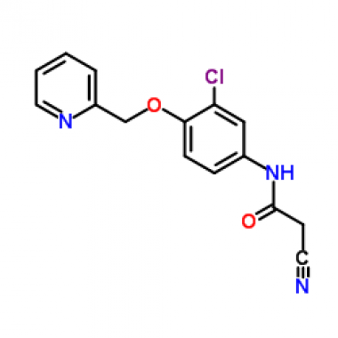 N-(3-chloro-4-(pyridin-2-ylmethoxy)phenyl)-2-