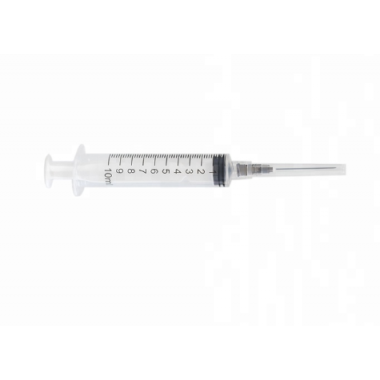 10 ml syringe with needle luer lock
