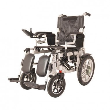 Low price folding powered wheelchairs lightweight foldable electric wheelchair