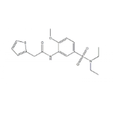 N-[5-(diethylsulfamoyl)-2-methoxyphenyl]-2-thiophen-2-ylacetamide