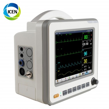 IN-80 Portable Medical Clinic Diagnostic Equipment Cardiac Monitoring Vital Sign patient Monitor
