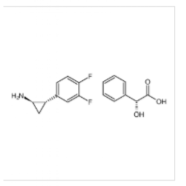 (1R,2S)-2-(3,4-Difluorophenyl)cyclopropanaminium (2R)-hydroxy(phenyl)ethanoate