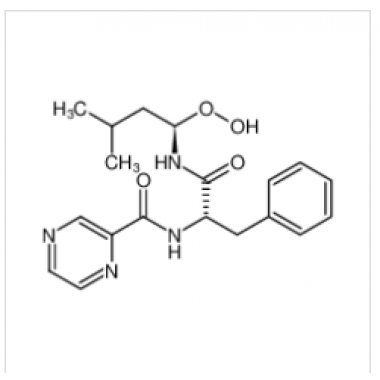 2-PyrazinecarboxaMide, N-[(1S)-2-[[(1R)-1-hydroperoxy-3-Methylbutyl]aMino]-2-oxo-1-(phenylMethyl)ethyl]-