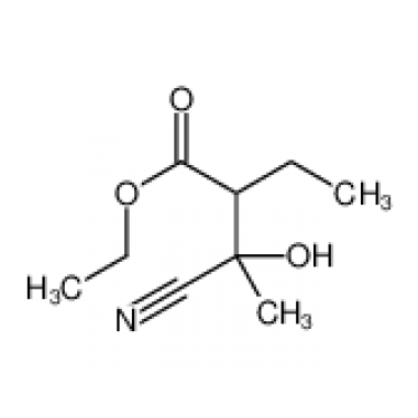Butanoic acid, 3-cyano-2-ethyl-3-hydroxy-, ethyl ester