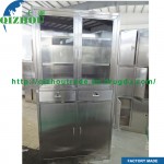 Stainless Steel Medical Instrument /Medicines/Treatment Cupboards Closed