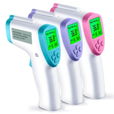 Stock Digital Infrared Thermometer Smart Kids Fever Forehead Ear Infrared Thermometer For Baby