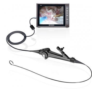 flexible video uretero-renoscope for lithotripsy