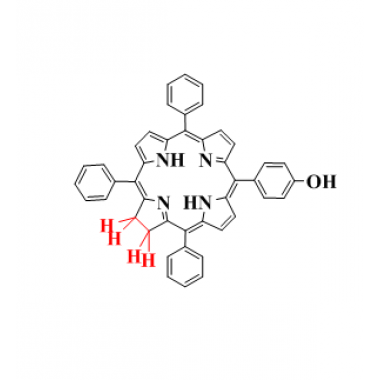 4-(5,10,20-triphenyl-7H,8H-porphyrin-15-yl)phenol