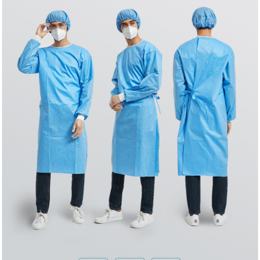 SMS non-woven surgical gown isolation gown