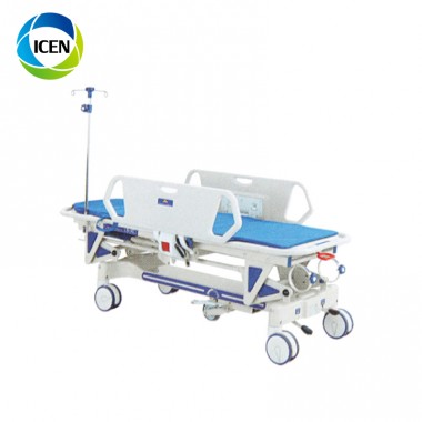 IN-182 Luxurious Hospital Transfer Stretcher Emergency Manual  Stretcher Trolley