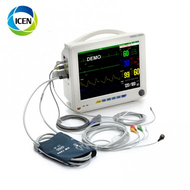 IN-C9000N  First-Aid Medical Equipment Multi- parameter ICU Ambulance Patient Monitor