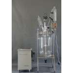 Laboratory glass reaction kettle
