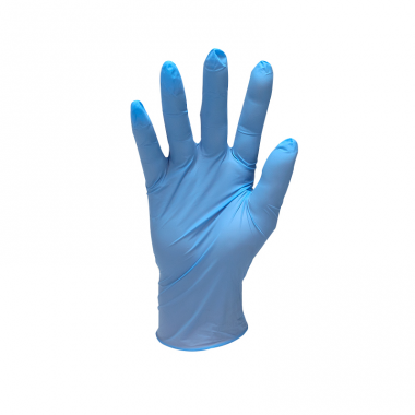 medical blue white black sterile vinyl surgical gloves