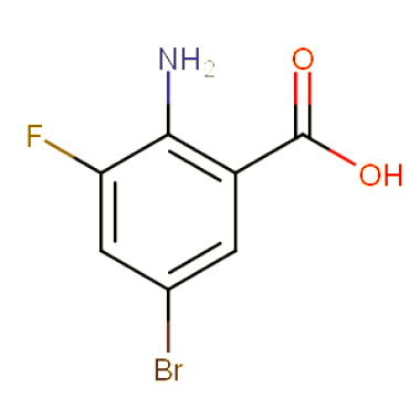 2-AMINO-5-BROMO-3-FLUOROBENZOIC ACID