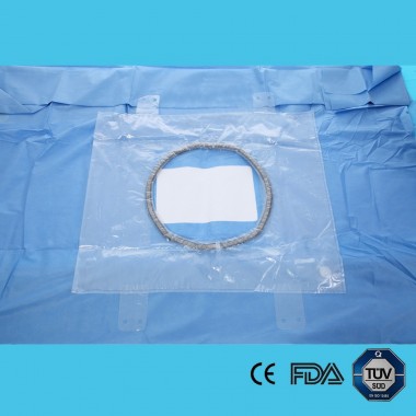 Disposable non-woven surgical C-section drapes pack