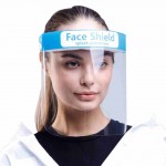 Disposable safety face screen shield plastic clear anti fog face protective face shield visor