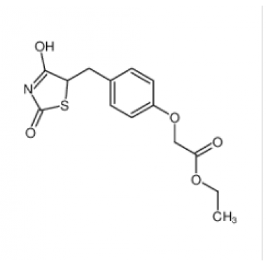 Ethyl {4-[(2,4-dioxo-1,3-thiazolidin-5-yl)methyl]phenoxy}acetate