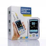 3.5inch Handheld Pulse Oximeter Adult Kid Infant Monitor, SpO2+Pr+Temp, CE YK-820