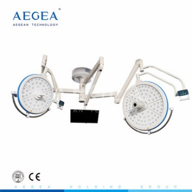 AG-LT019 CE ISO approved emergency hospital clinical apparatus double head led shadowless LED operating lamp
