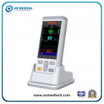 Adult/Pediatric/Neonate/Hospital/Medical/Patient/Etco2 Monitor/Handheld Vital Sign Monitor with PC Software