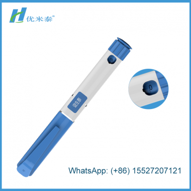 Refilled Diabetes insulin pen in disposable use with 3ml Cartridge in plastic materials