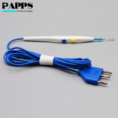 Disposable Sterilization Hand Control ESU Pencil with 3 m Cable and  3 pin connector