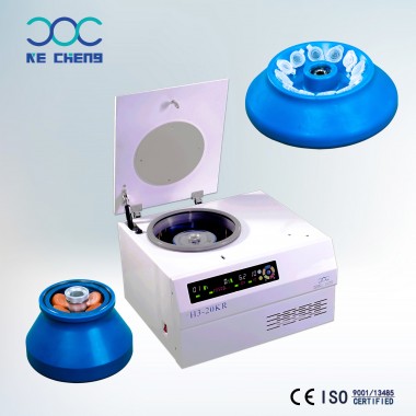 Hunan Manufacturer H3-20KR Table top ultra high-speed refrigerated 8 bucket clinical PRF centrifuge blood machine