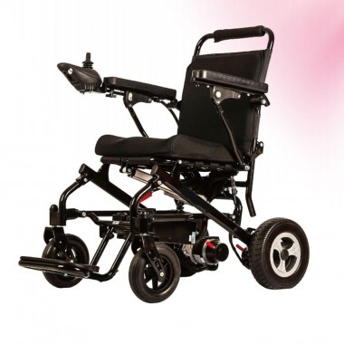 Aluminum Lightweight Power Mobility Electric Folding Wheelchair for Disabled People