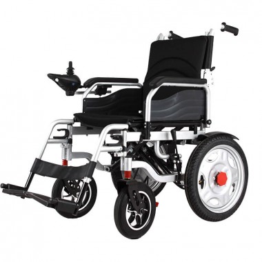 foldable power wheelchair anti-roll wheels folding power wheelchair