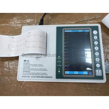 Portable Digital Hospital Electrocardiograph 3 Channel ECG Machine