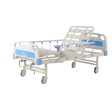 Competitive Price Medical Equipment Rolling Manual Hospital Bed
