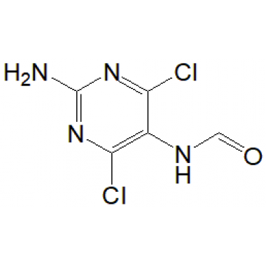 N-(2-Amino-4,6-dichloro-5-pyrimidinyl)- formamide