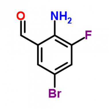Benzaldehyde, 2-amino-5-bromo-3-fluoro-