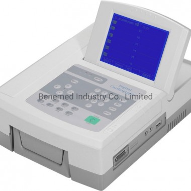 Hotsale Digital Hospital Electrocardiograph 12 Channel ECG Machine