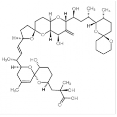 okadaic acid ;9,10-deepithio-9,10-didehydroacanthifolicin;OKADAICACID,HIGHPURITY;