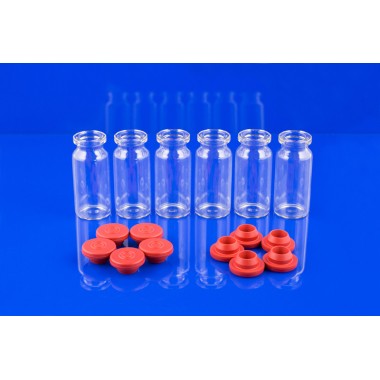 20mm red rubber stopper for injection powder
