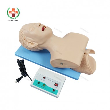 SY-N044 Series Medical model Tracheostomy Simulator Electronic Trachea Intubation Training Model