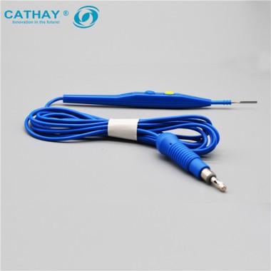 Diathermy pencil with 3 m electrosurgical cable ESU pencil